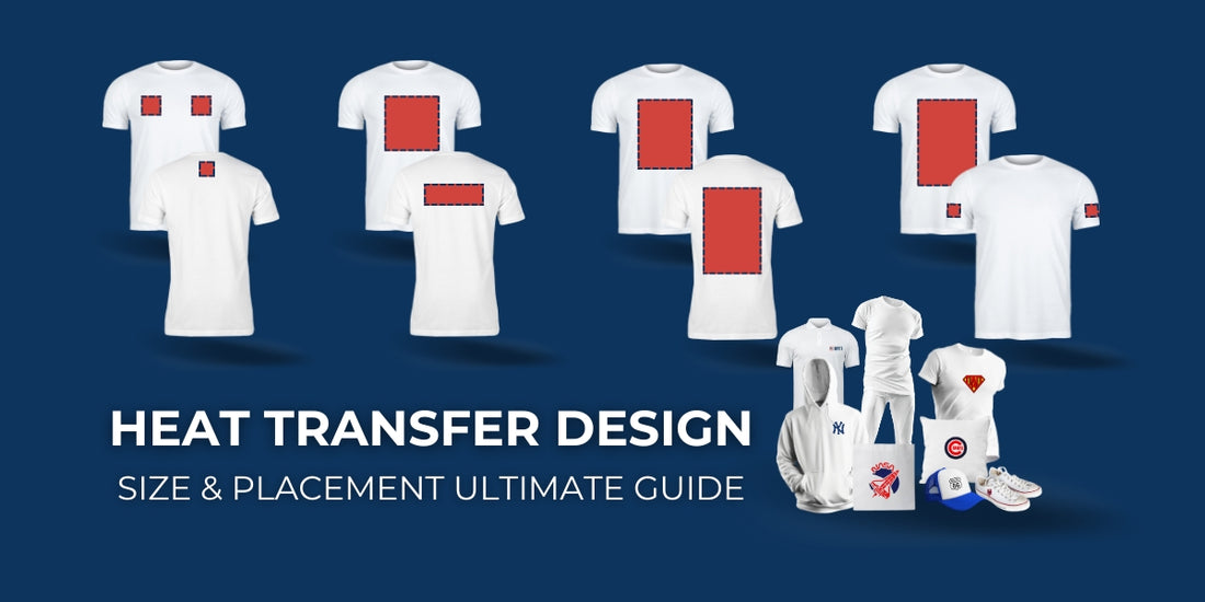 Heat transfer design size and placement-guide